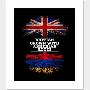 British Grown With Armenian Roots - Gift for Armenia With Roots From Armenian Posters and Art